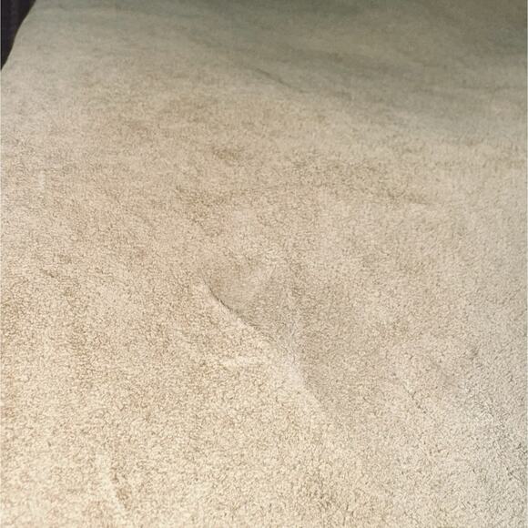 VTG ANONYMOUS John Carlisle 10 Genuine Leather Tan Fawn Cropped Suede Pant Lined - Picture 9 of 9